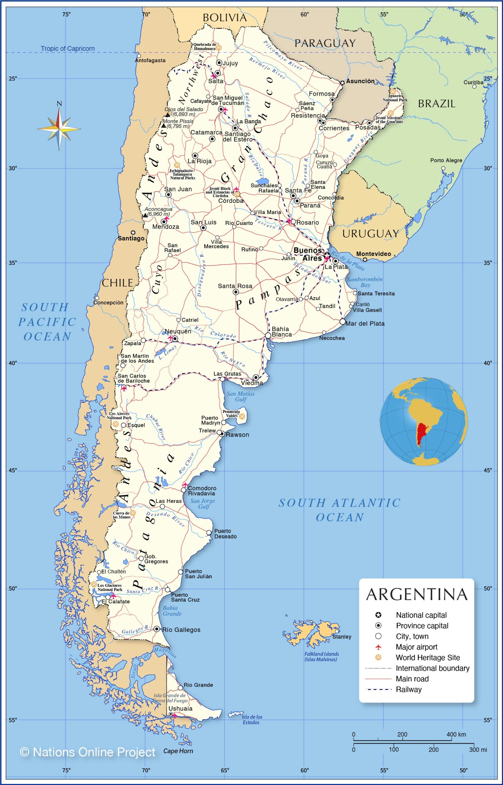Argentina Map Political Map Of Argentina Ezilon Maps The Wooden Porn
